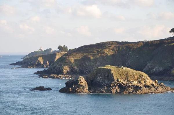 La costa de Bretaña en Saint Quay Portrieux — Foto de Stock