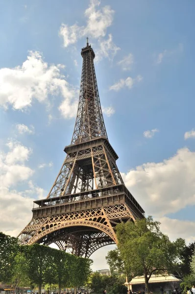 Памятник Парижу Эйфелева Башня — стоковое фото