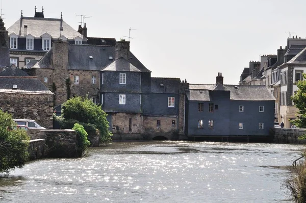 Landerneau Stone Slate Houses Elorn — Fotografia de Stock