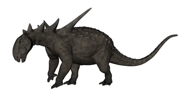 Sauropelta 공룡-3d 렌더링 — 스톡 사진