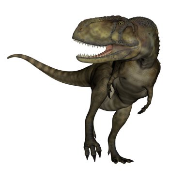 Abelisaurus dinozor - 3d render