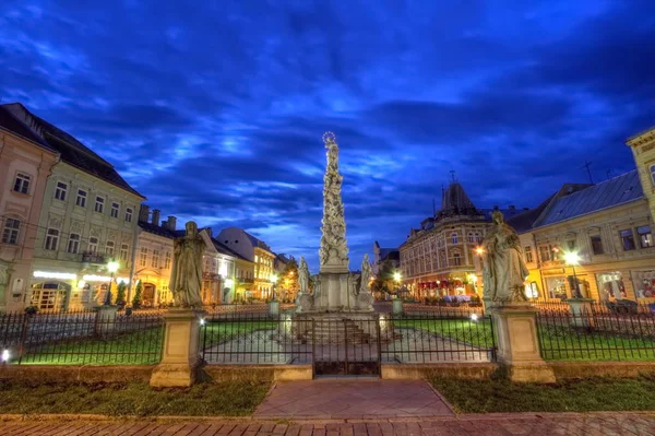 Estatua de la Inmaculada en Kosice, Eslovaquia, HDR —  Fotos de Stock