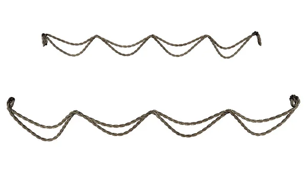 绳索-3d 渲染 — 图库照片