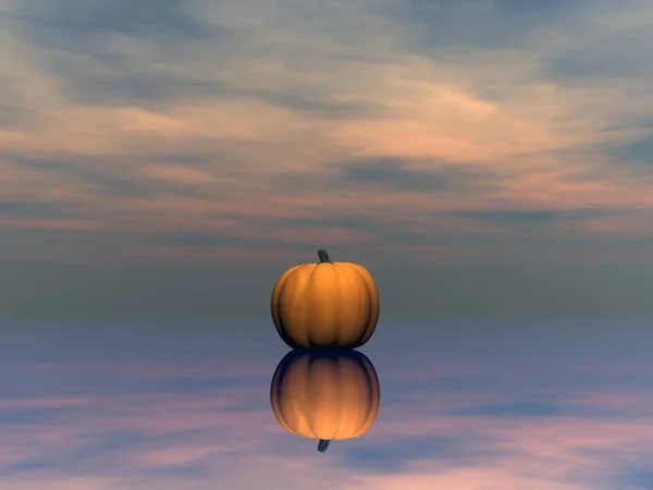 Calabaza de Halloween - 3D render —  Fotos de Stock