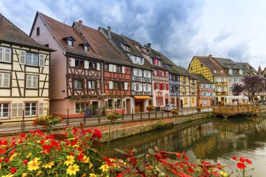 Küçük Venedik, petite Venise, Colmar, Alsace, Fransa
