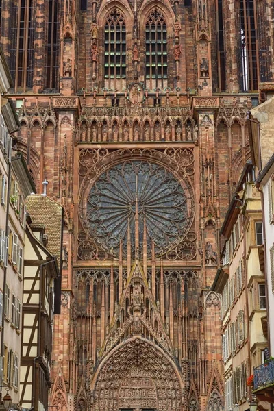 Cathédrale Notre-Dame ou cathédrale Notre-Dame de Strasbourg, Al — Photo