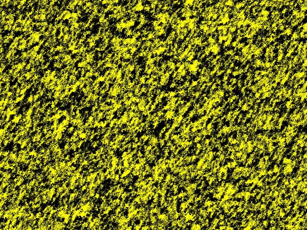 Salpicos abstrato fundo preto e amarelo - renderização 3D — Fotografia de Stock