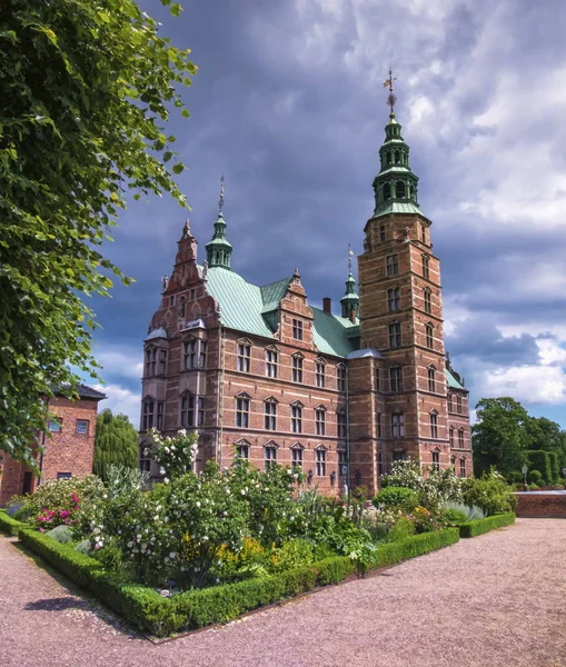 Rosenborg Castle or Slot in Copenhagen, Denmark — Stock Photo, Image