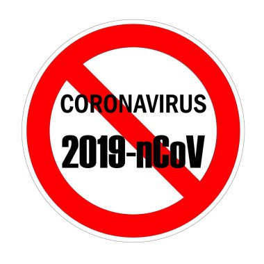 Coronavirus ve 2019 ncov yazılı siyah yazılar yasaklandı.