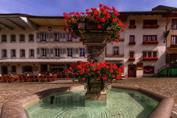 Gruyere village in Fribourg canton, Switzerland