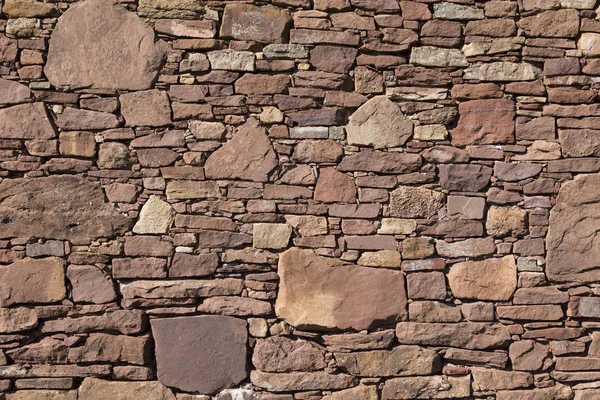 Muur van rode zandsteen — Stockfoto