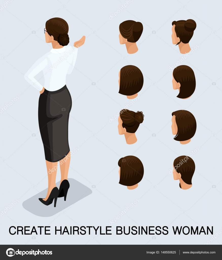 Womens hairstyles Vector Art Stock Images | Depositphotos