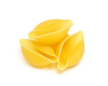 makarna beyaz arkaplanda izole