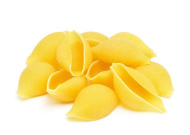 makarna beyaz arkaplanda izole