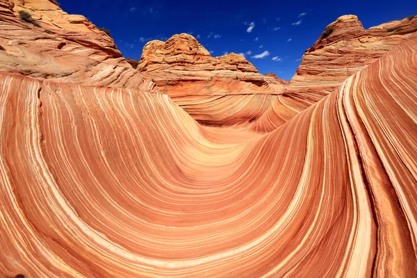 A hullám Navajo homok formációban, Arizona USA-ban — Stock Fotó