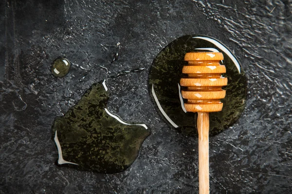 꿀 디퍼 근접 촬영 — 스톡 사진