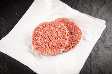 Minced beef for burgers clipart