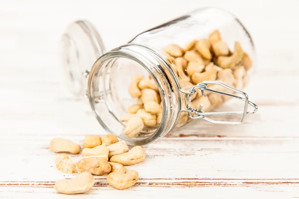 Cashew nuts closeup photo — Stock Photo, Image