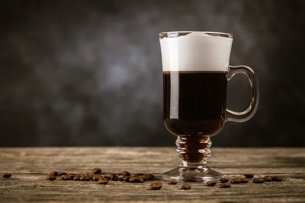 アイルランドのコーヒーのガラス — ストック写真