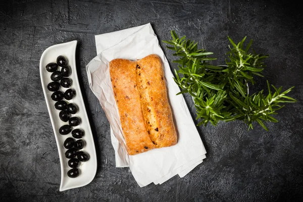 Pan Ciabatta italiano — Foto de Stock