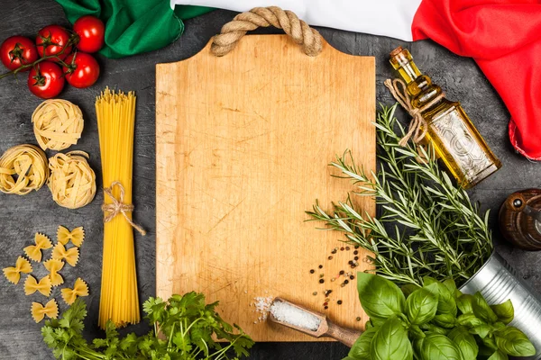 Ingredienti alimentari italiani — Foto Stock