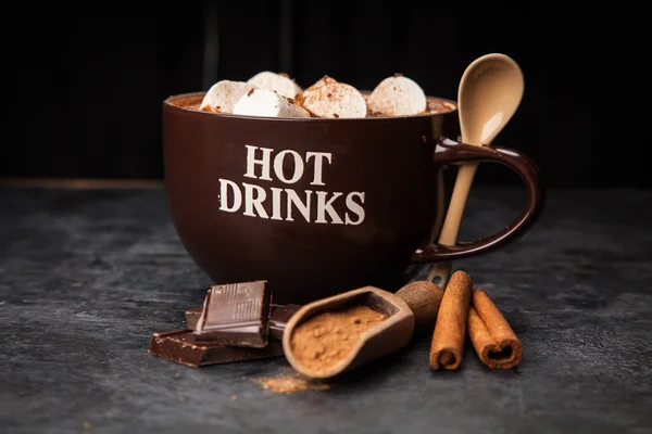 Tasse de chocolat chaud — Photo