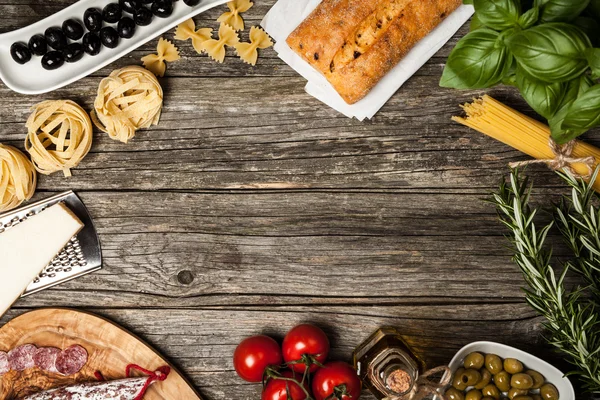 Ingredienti alimentari italiani — Foto Stock