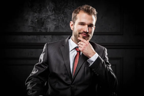 Young confident businessman — Stock Photo, Image