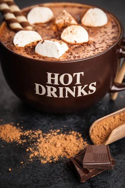 Tasse heiße Schokolade — Stockfoto