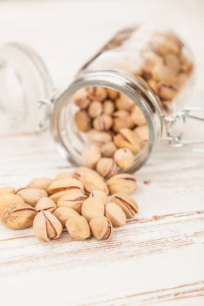 Pistachios closeup photo — Stock Photo, Image