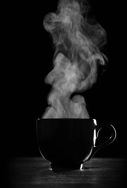 Black coffee cup — Stock Photo, Image