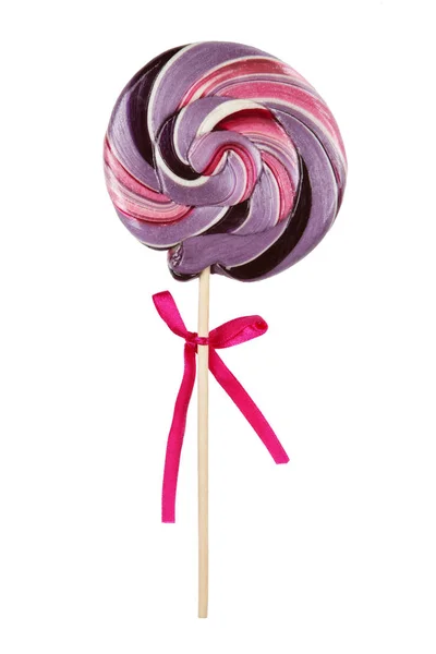 Lollipop på vit — Stockfoto