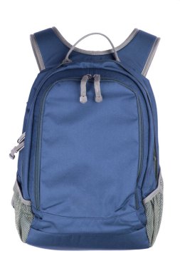 Beyaz arka plan üzerinde sırt çantası