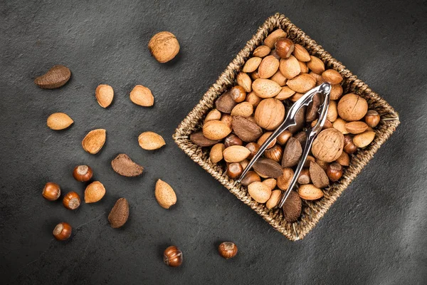 Assortment of nuts — Stock Photo, Image