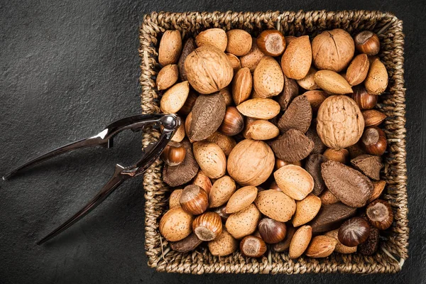 Assortment of nuts — Stock Photo, Image