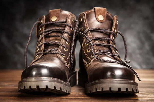 Pair of new boots — Stock Photo, Image