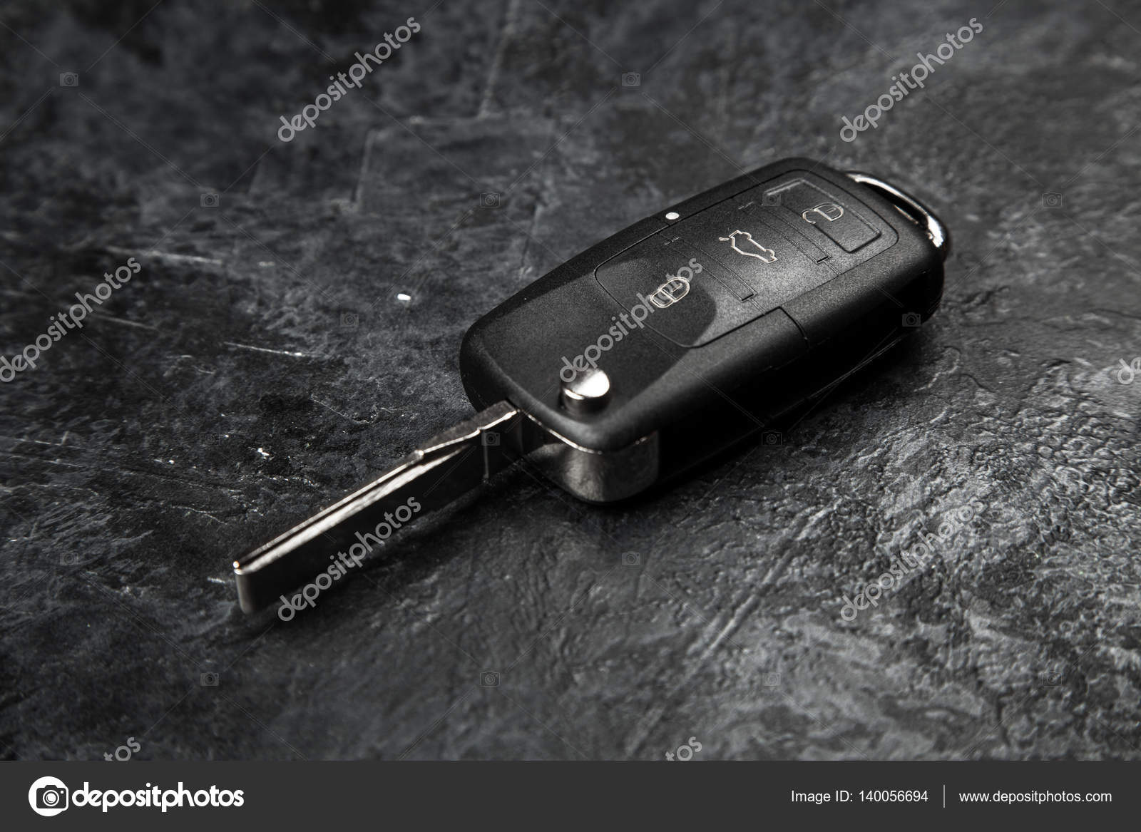 Car Key On Dark Background Stock Photo By C Gdolgikh