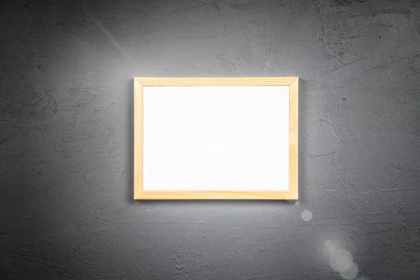 Picture frame on dark background — Stock Photo, Image