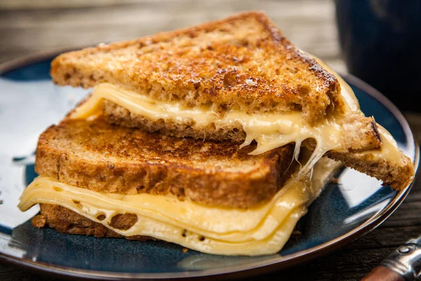 Grilled cheese sandwich — Stock Photo, Image