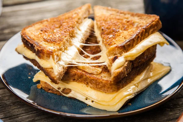 Grilled cheese sandwich — Stock Photo, Image