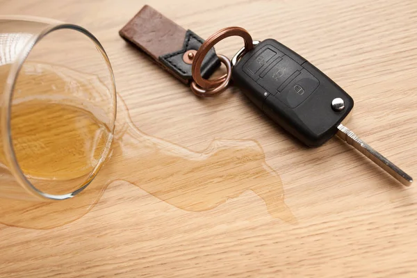 Koncepcja jazdy po pijanemu — Zdjęcie stockowe