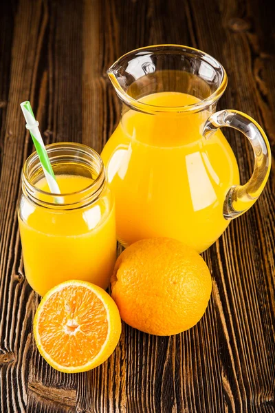 Pot de jus d'orange — Photo