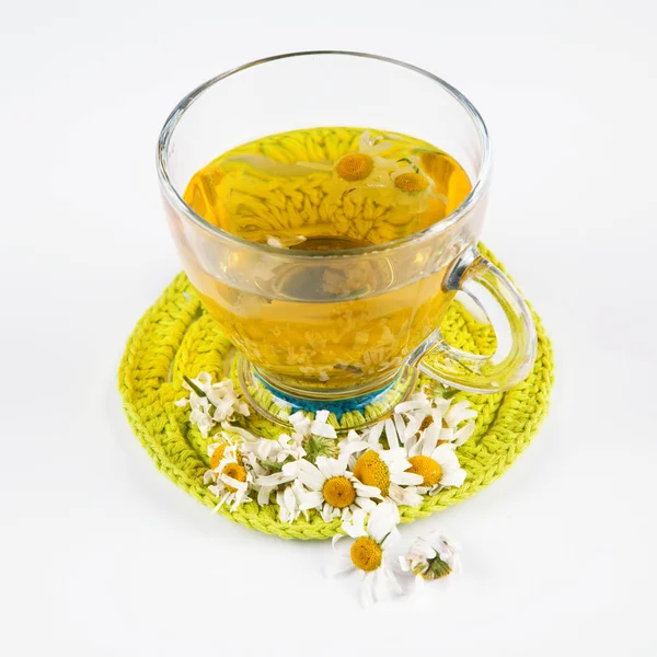 Cup of chamomile tea — Stock Photo, Image