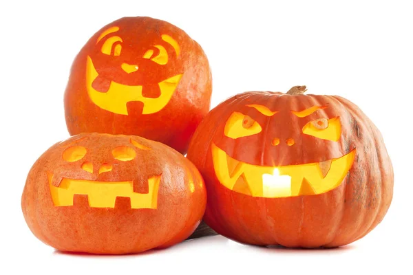 Halloween Jack O calabazas de la linterna — Foto de Stock