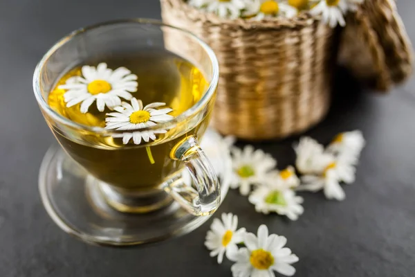 Cup of chamomile tea — Stock Photo, Image