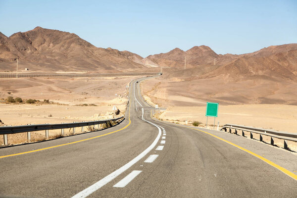 Road in a desert