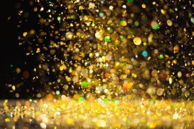 Altın glitter arka plan