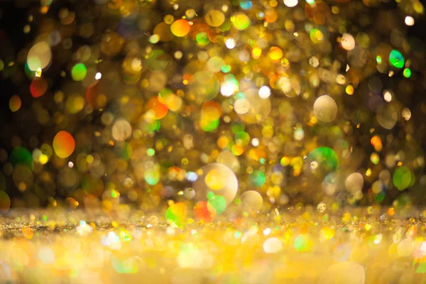 Golden glitter background — Stock Photo, Image