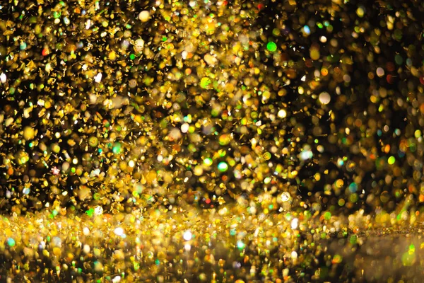 Golden glitter background — Stock Photo, Image