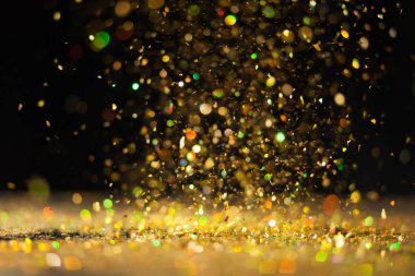 Altın glitter arka plan